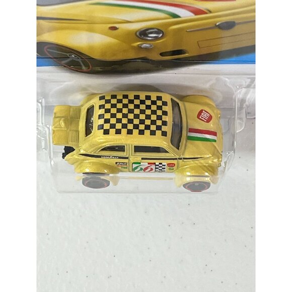 Hot Wheels 2024 ’60s Fiat 500D Modificado Yellow Compact Kings 5/5 Diecast Car - Picture 7 of 9